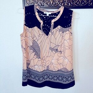 DR2 sleeves shirt, color is peach and black